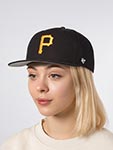 Бейсболка 47 BRAND арт. B-SRS20WBP-BK Pittsburgh Pirates MLB (черный)